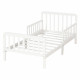 سرير أطفال حواجز ابيض 75×135 سم سرير أطفال حواجز ابيض 75×135 سم