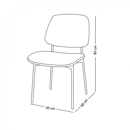 كرسي مفرد جلد مودرن برتقالي كرسي مفرد جلد مودرن برتقالي