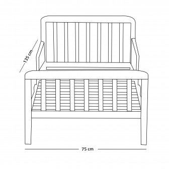 سرير أطفال حواجز خشبي 75×135 سم