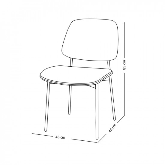 كرسي مفرد جلد مودرن بيج