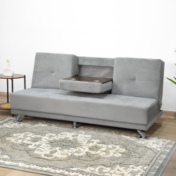 كنبة قابلة للتعديل الي سرير بطاولة مدمجة كنبة قابلة للتعديل الي سرير بطاولة مدمجة