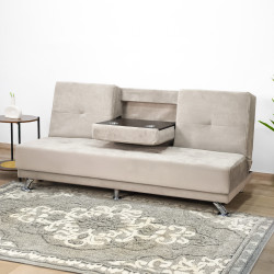 كنبة قابلة للتعديل الي سرير بطاولة مدمجة كنبة قابلة للتعديل الي سرير بطاولة مدمجة