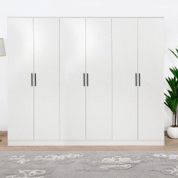 دولاب ملابس رويال 6 باب خشب