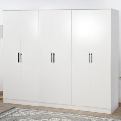 دولاب ملابس رويال 6 باب خشب