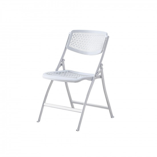 كرسي مفرد معدن وبلاستك قابل للسفط كرسي مفرد معدن وبلاستك قابل للسفط