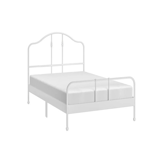 سرير أبيض حديد 190X90 سم سرير أبيض حديد 190X90 سم
