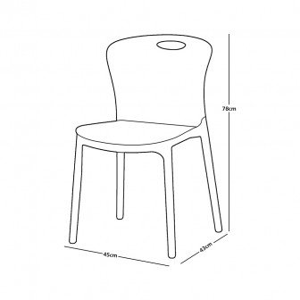 كرسي مفرد بلاستيك