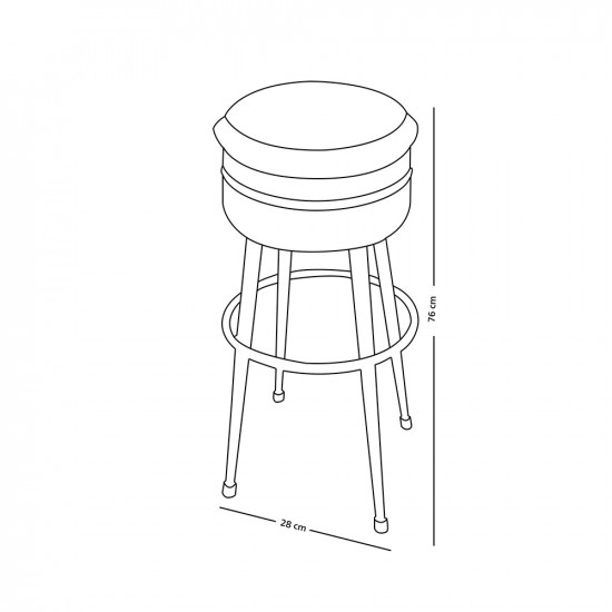 كرسي بار قماش