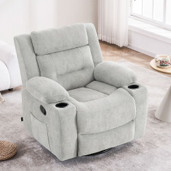 كرسي استرخاء هزاز دوار بيج فاتح