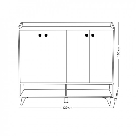 دولاب متعدد الاستخدام 120*100 سم دولاب متعدد الاستخدام 120*100 سم