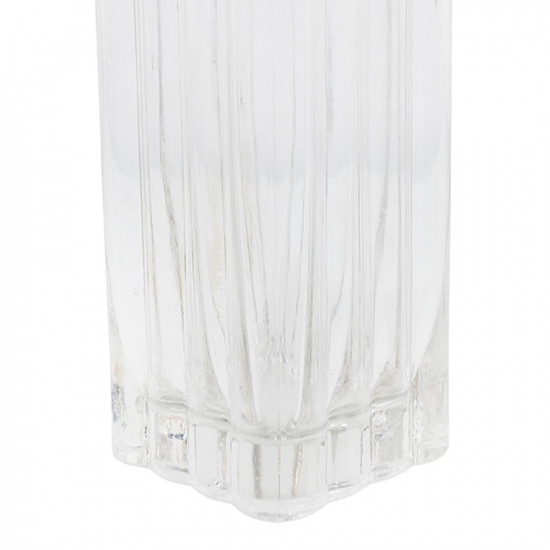 فازة ورد زجاج مودرن بلمسة ذهبية فازة ورد زجاج مودرن بلمسة ذهبية