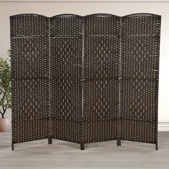 ستارة بارتشن خوص بني 180×200سم