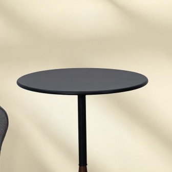 طاولة خدمة مفردة دائرية من المعدن طاولة خدمة مفردة دائرية من المعدن