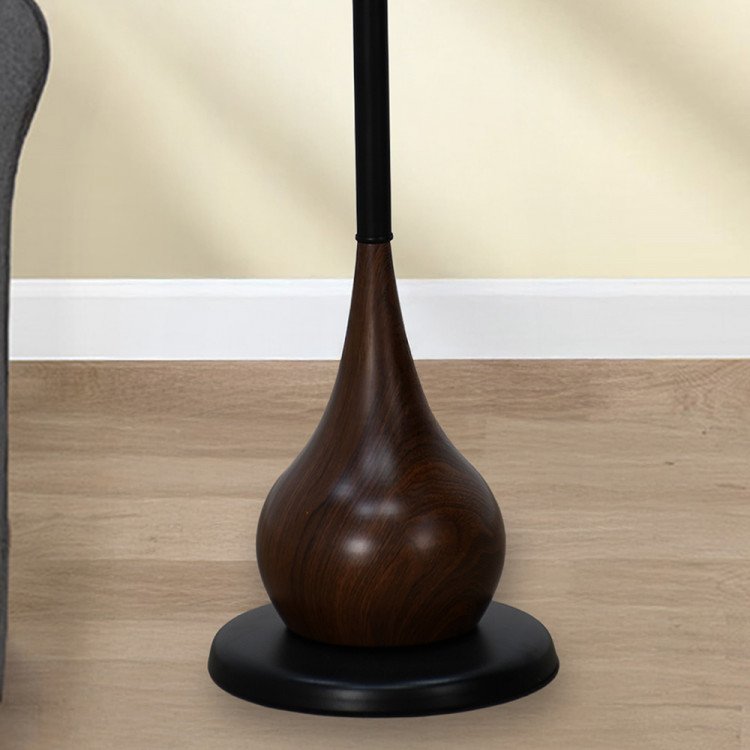 طاولة خدمة مفردة دائرية من المعدن