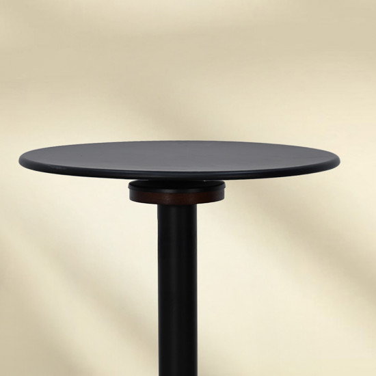 طاولة خدمة مفردة دائرية من المعدن طاولة خدمة مفردة دائرية من المعدن