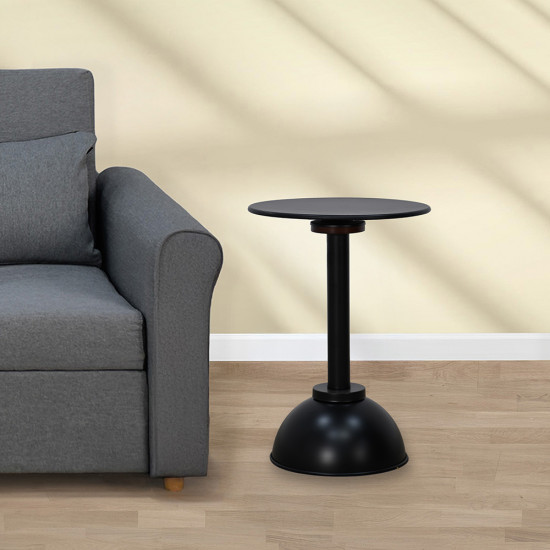 طاولة خدمة مفردة دائرية من المعدن طاولة خدمة مفردة دائرية من المعدن