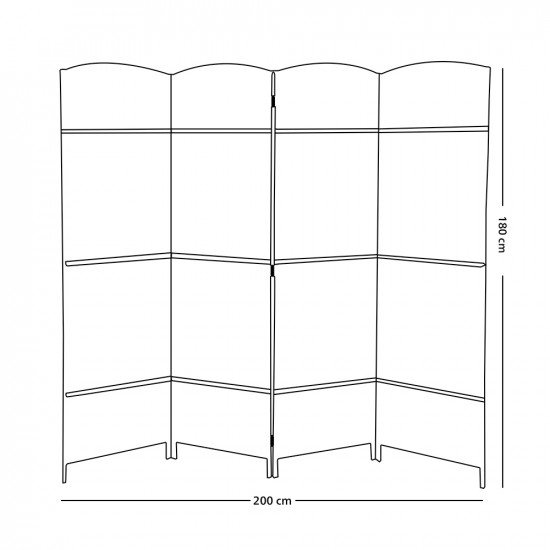 ستارة بارتشن خوص بيج غامق 180×200سم