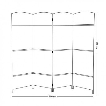 ستارة بارتشن خوص بيج غامق 180×200سم