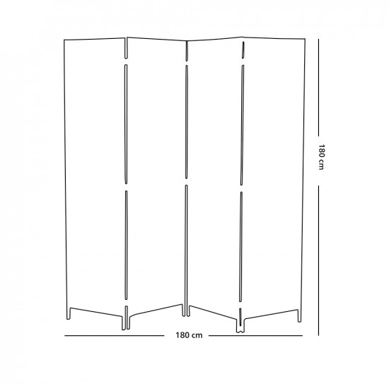 ستارة بارتشن خوص بيج غامق 180×180 سم