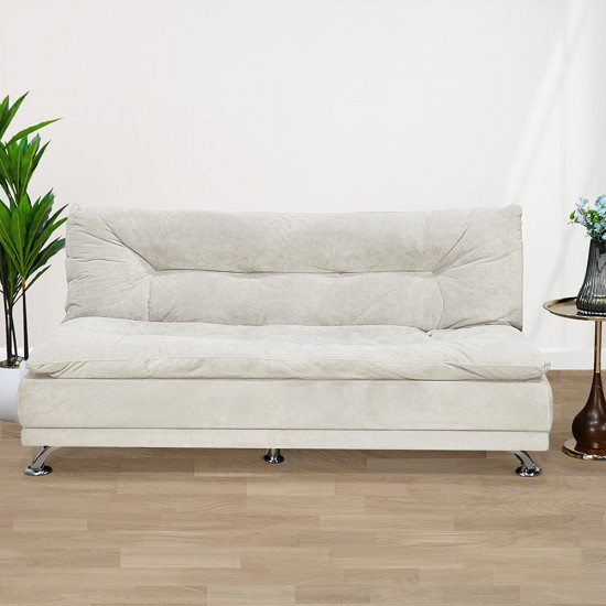 كنبة قابلة للتعديل إلى سرير رمادي بيج كنبة قابلة للتعديل إلى سرير رمادي بيج