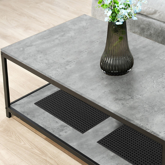 طاولة خدمة مفرد 2 دور رمادي