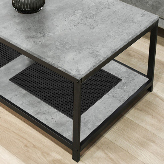 طاولة خدمة مفرد 2 دور رمادي