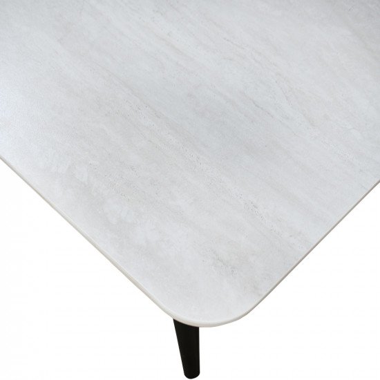 طاولة طعام سطح سيراميك 4 كراسي مع أرجل معدنية طاولة طعام سطح سيراميك 4 كراسي مع أرجل معدنية