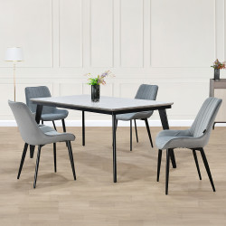 طاولة طعام مودرن خشب 4 كراسي