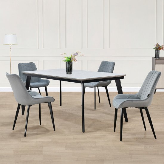 طاولة طعام مودرن خشب 4 كراسي