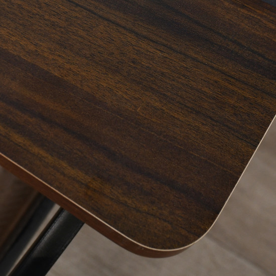 عربة تقديم سطح خشبي مع عجلات ورف تخزين عربة تقديم سطح خشبي مع عجلات ورف تخزين