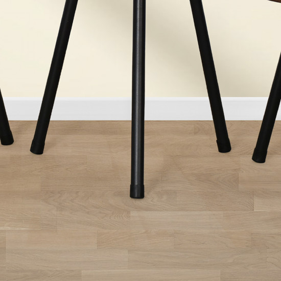 طقم طاولات خدمة 3 قطع من الخشب رمادي