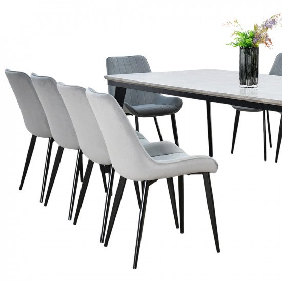 طاولة طعام مودرن خشب 10 كراسي