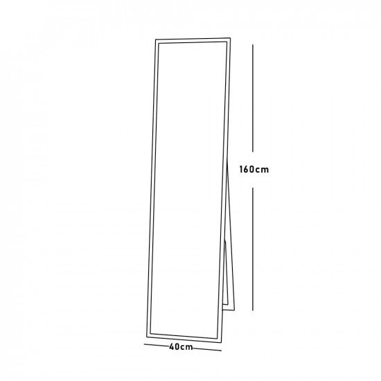 مرآة استاند 160x40 سم