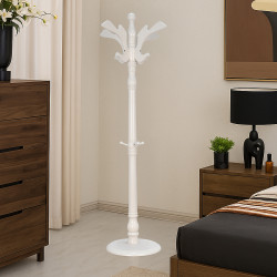 علاقة ملابس خشبية مودرن أوف وايت 185 سم