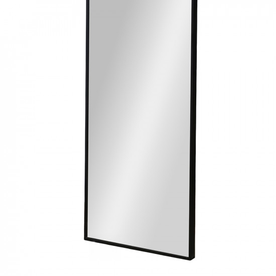 مرآة حائط بإطار أسود 55×195سم مرآة حائط بإطار أسود 55×195سم