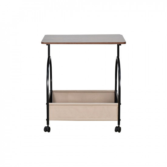 عربة تقديم سطح خشبي مع عجلات ورف تخزين عربة تقديم سطح خشبي مع عجلات ورف تخزين
