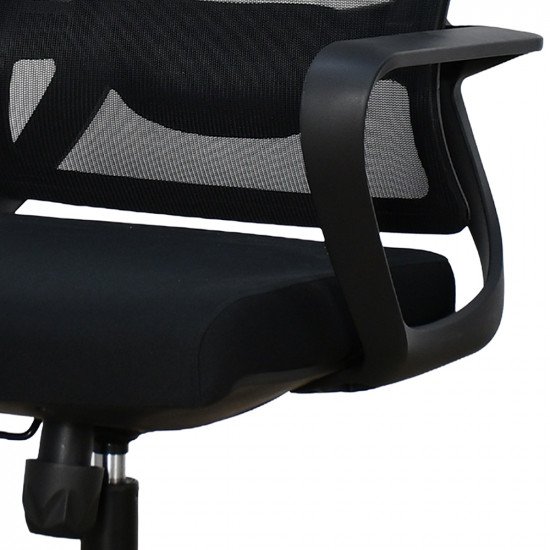 كرسي مكتب دوار أسود