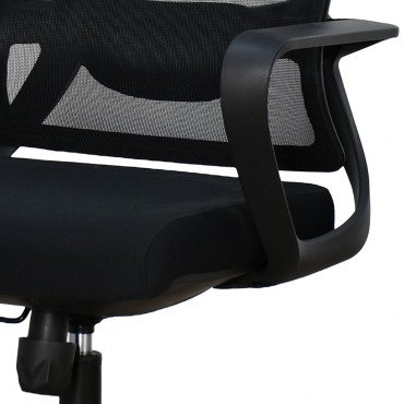 كرسي مكتب دوار أسود