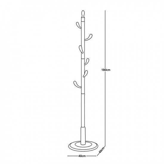 علاقة ملابس عصرية من الخشب 180 سم علاقة ملابس عصرية من الخشب 180 سم