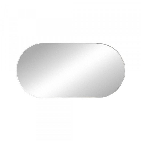 مرآة ديكور حائط بإطار فضي 60×120سم