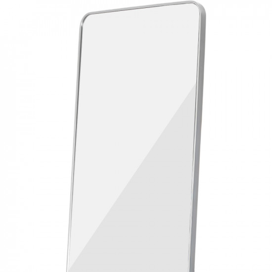 مرآة استاند عصرية بإطار فضي 170×60 سم مرآة استاند عصرية بإطار فضي 170×60 سم