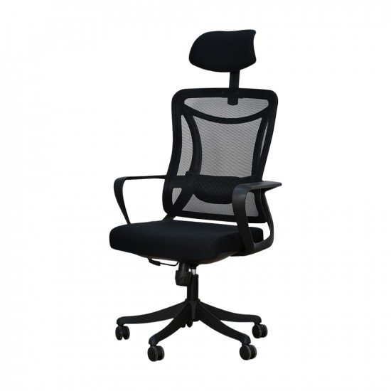 كرسي مكتب دوار أسود