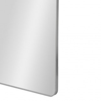 مرآة ديكور حائط بإطار فضي 70×140 سم