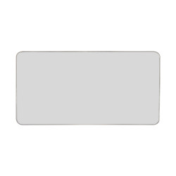 مرآة ديكور حائط بإطار فضي 80×160 سم