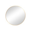 مرآة ديكور حائط دائرية بإطار ذهبي 80×80سم مرآة ديكور حائط دائرية بإطار ذهبي 80×80سم