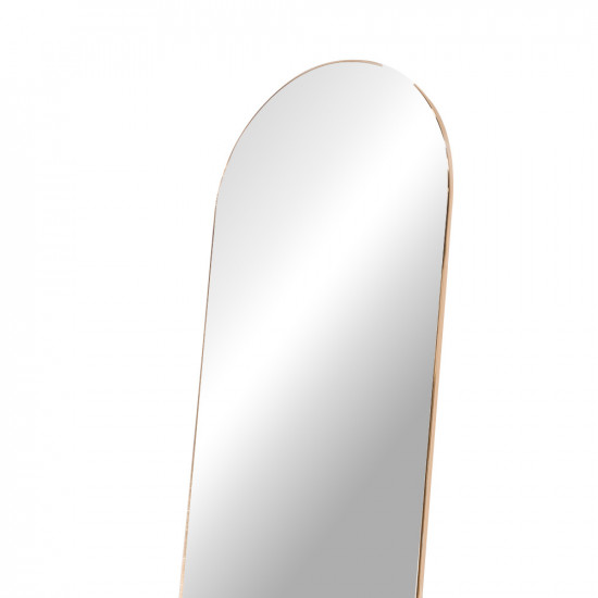 مرآة استاند عصرية بإطار ذهبي 180×50 سم