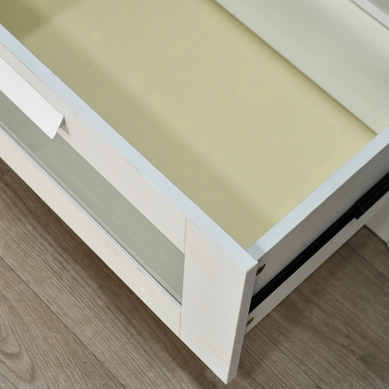 وحدة تلفاز مودرن خشب بأبواب زجاجية أبيض 180سم وحدة تلفاز مودرن خشب بأبواب زجاجية أبيض 180سم