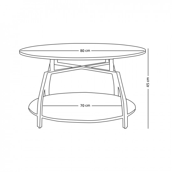 طاولة خدمة مفردة دائرية 2 دور رمادي طاولة خدمة مفردة دائرية 2 دور رمادي
