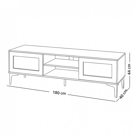 وحدة تلفزيون 180 سم وحدة تلفزيون 180 سم