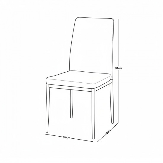 كرسي طاولة طعام مفرد كرسي طاولة طعام مفرد